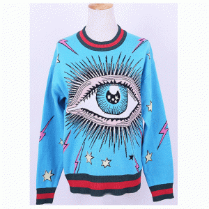 Pulover personalizat pentru pulovere pentru femei Big Eye Jacquard 2018